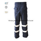 High Vis 65% Polyester 35% Cotton Double Reflective Tape 260gsm Work Pants