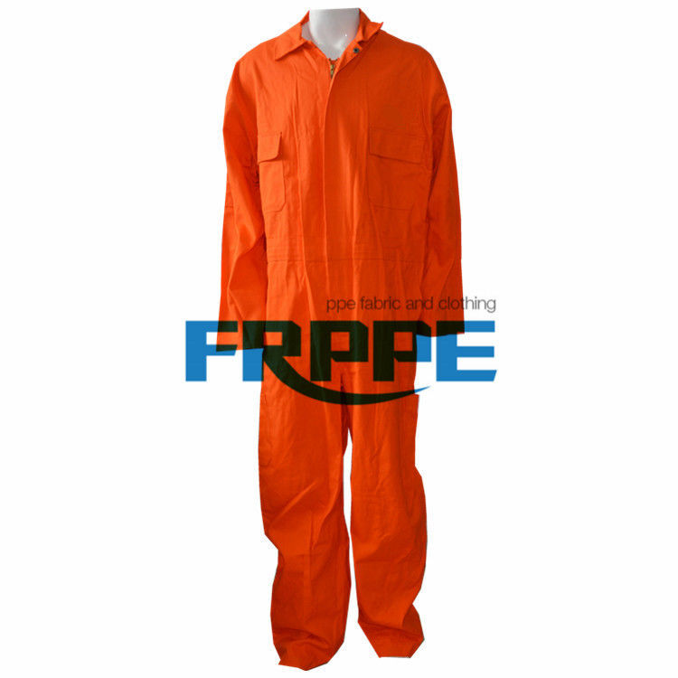 OEM Orange Cotton 300gsm Flame Resistant Clothing