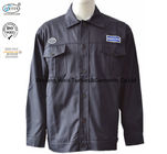 Black Fr Rated Jackets Shirt Anti Static Acid Alkali Resistant Oil Gas Working